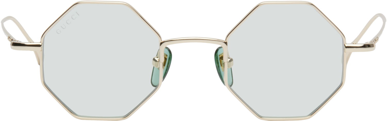 Solbriller Gucci Gucci Octangular Sunglasses Metalisk | GG1814S-004, 0