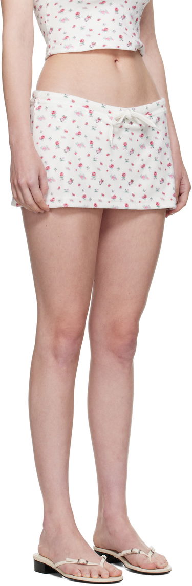 Nederdel GUIZIO Guizio Dani Terry Mini Skort Hvid | P25309K098, 1