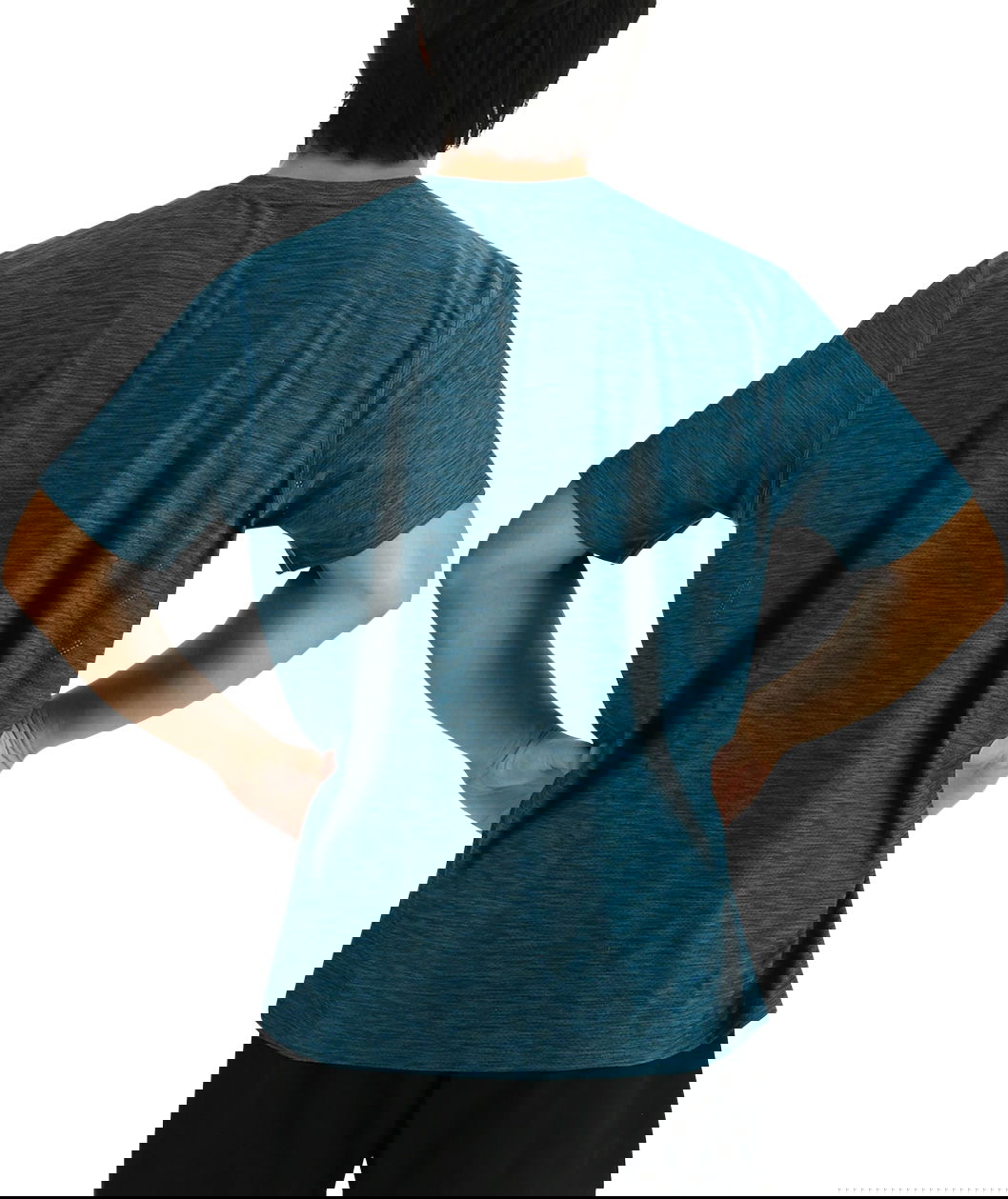 T-shirt TYR DEEP TEAL HEATHER T-Shirt Blå | mptso3a-975, 1