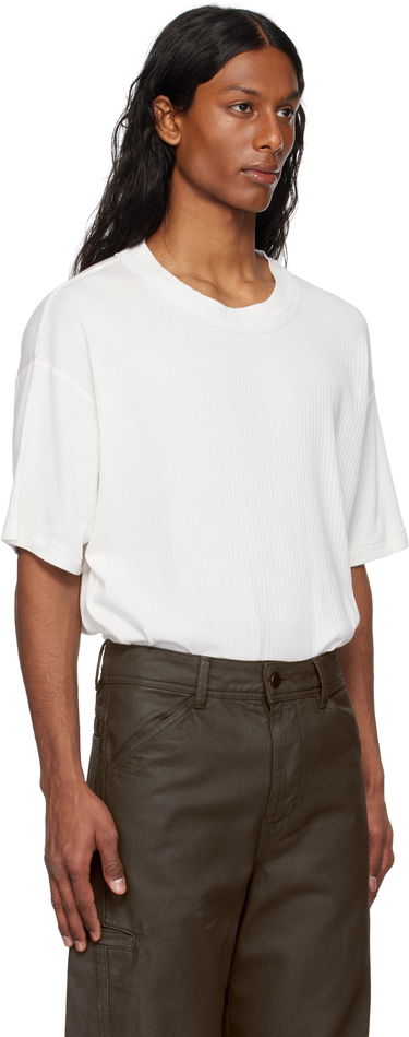 T-shirt Bode Bode Beaded Salt Marsh T-shirt Hvid | MRS25CS031, 1