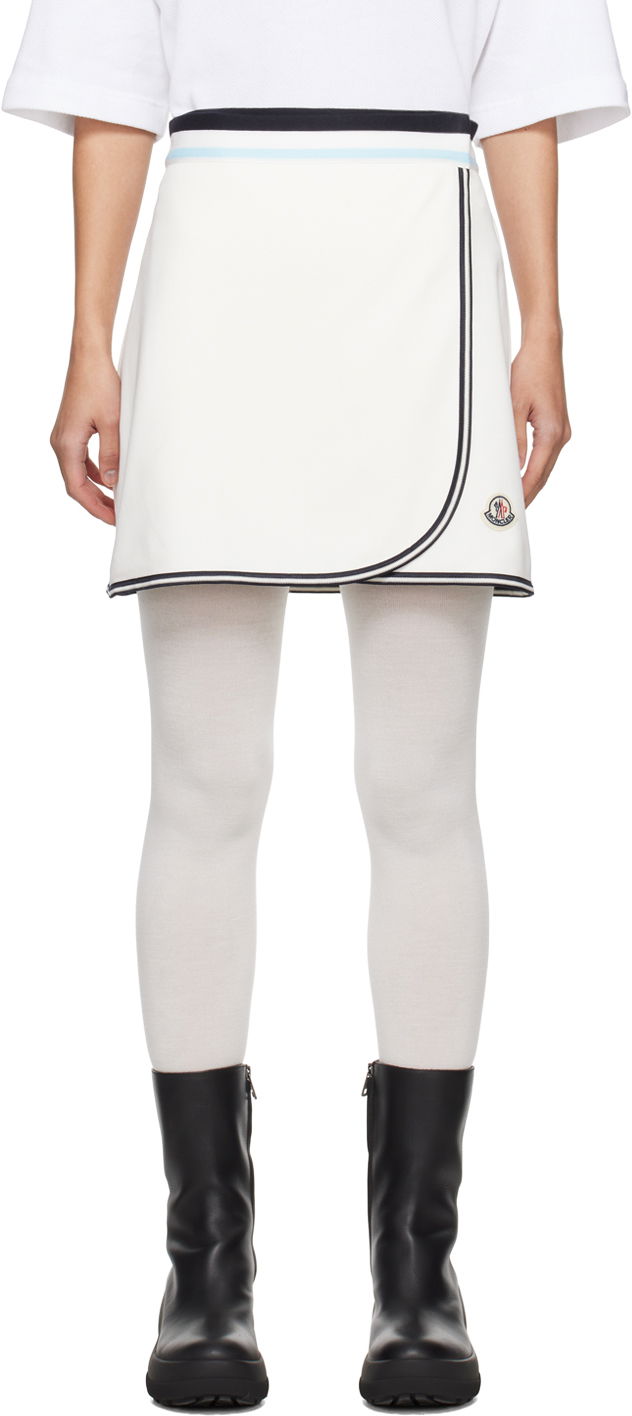 Nederdel Moncler Wrap Miniskirt Hvid | J10938H0000284720