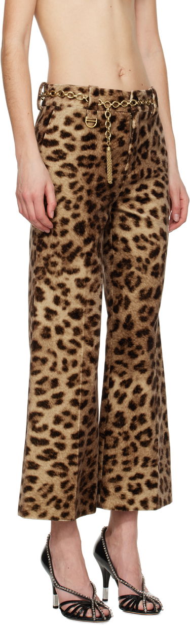 Bukser CHLOÉ Chloé Cropped Bootcut Trousers Brun | CH25SPA31290, 1
