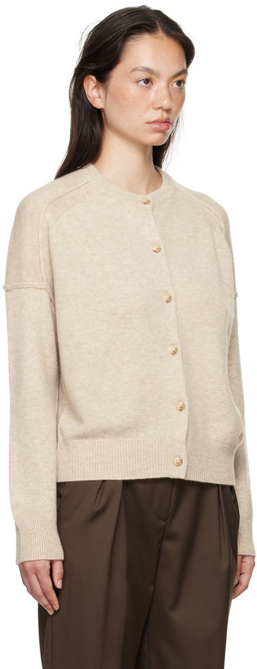 Sweater Loulou de Saison Loulou de Saison Keti Cardigan Beige | KETI, 1