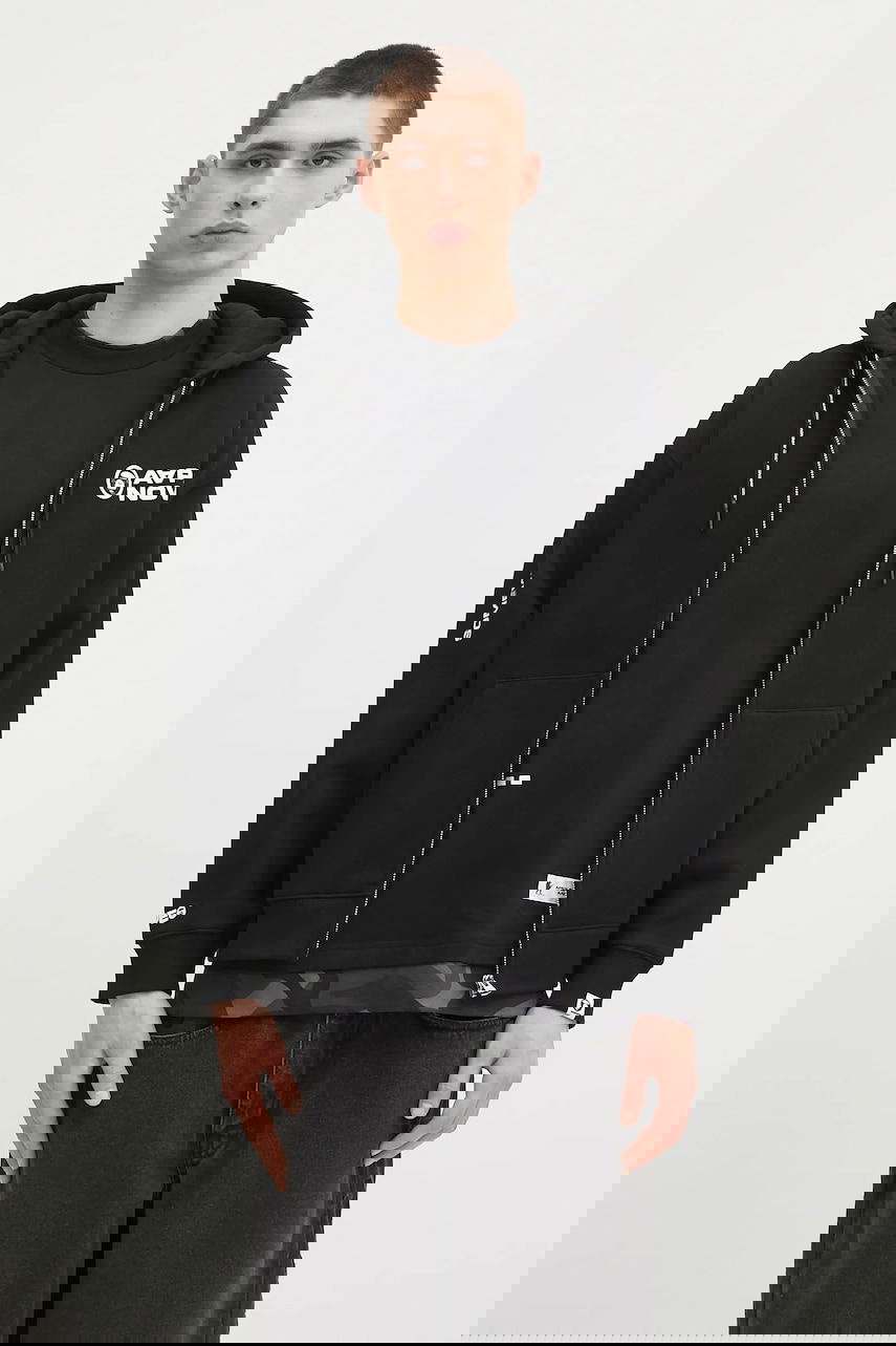 Sweatshirt AAPE by A Bathing Ape AAPE Now Zip Up Hoodie Sort | AAPSWMB327XXN, 0