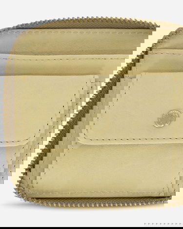 Tegnebog visvim Leather Bi-Fold Wallet Beige | 0125203003028 2, 6
