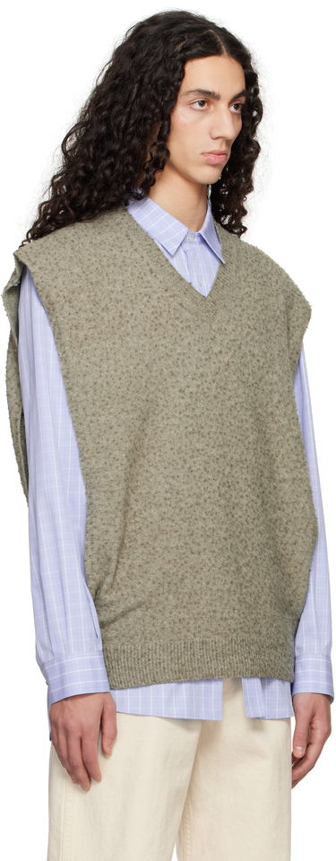 Sweater Maison Margiela Maison Margiela Pilling Knit Vest Brun | S50TH0065 M13108, 4