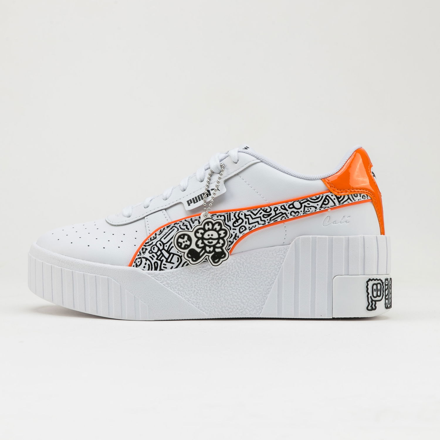Sneakers og sko Puma Cali Wedge Mr. Doodle Hvid | 374210 01, 0