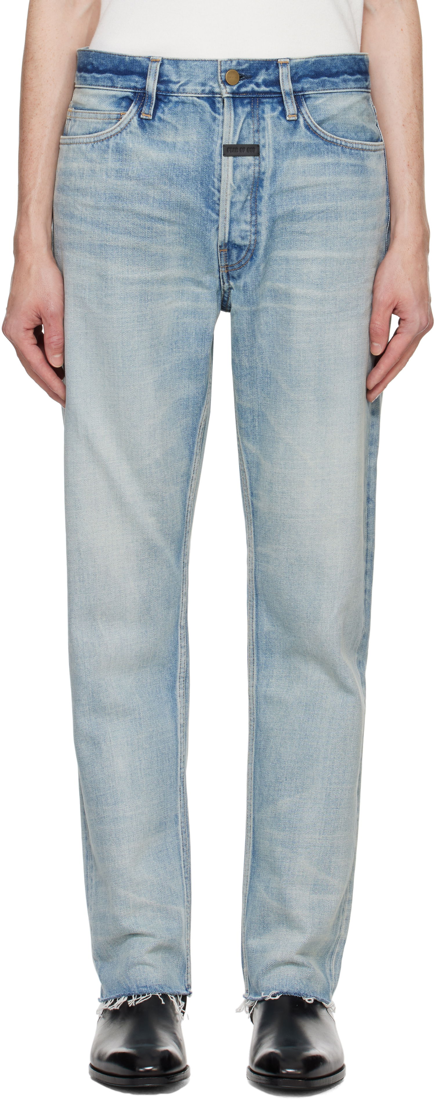 Jeans Fear of God Classic 5 Pocket Jeans Blå | FG24FW40-2001DNM, 0