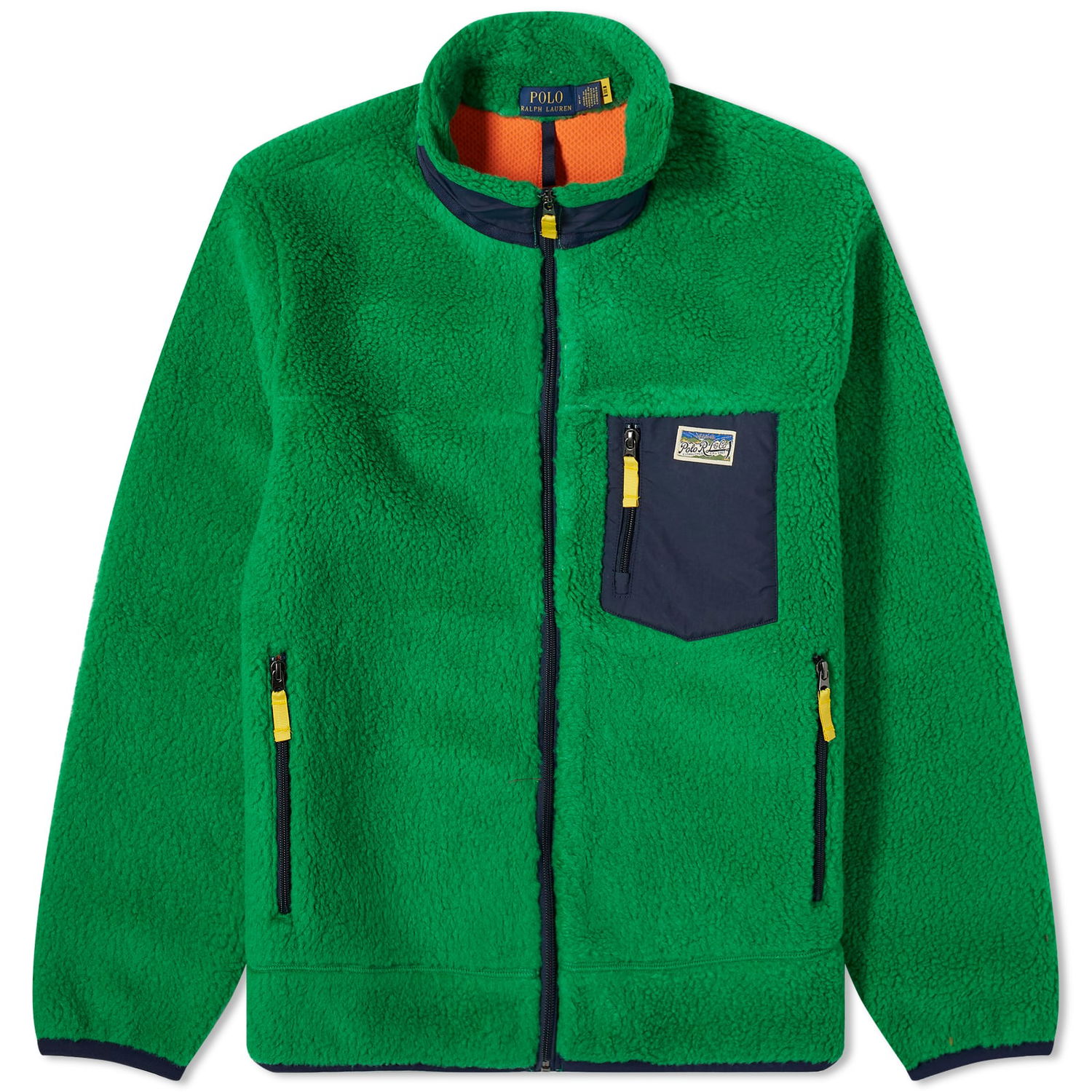Jakke Polo by Ralph Lauren Hi-Pile Fleece Jacket Grøn | 710920511001, 0