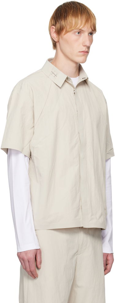 Skjorte HELIOT EMIL Heliot Emil Relaxed Fit Shirt Beige | SS25.M.05.063.ST18, 4