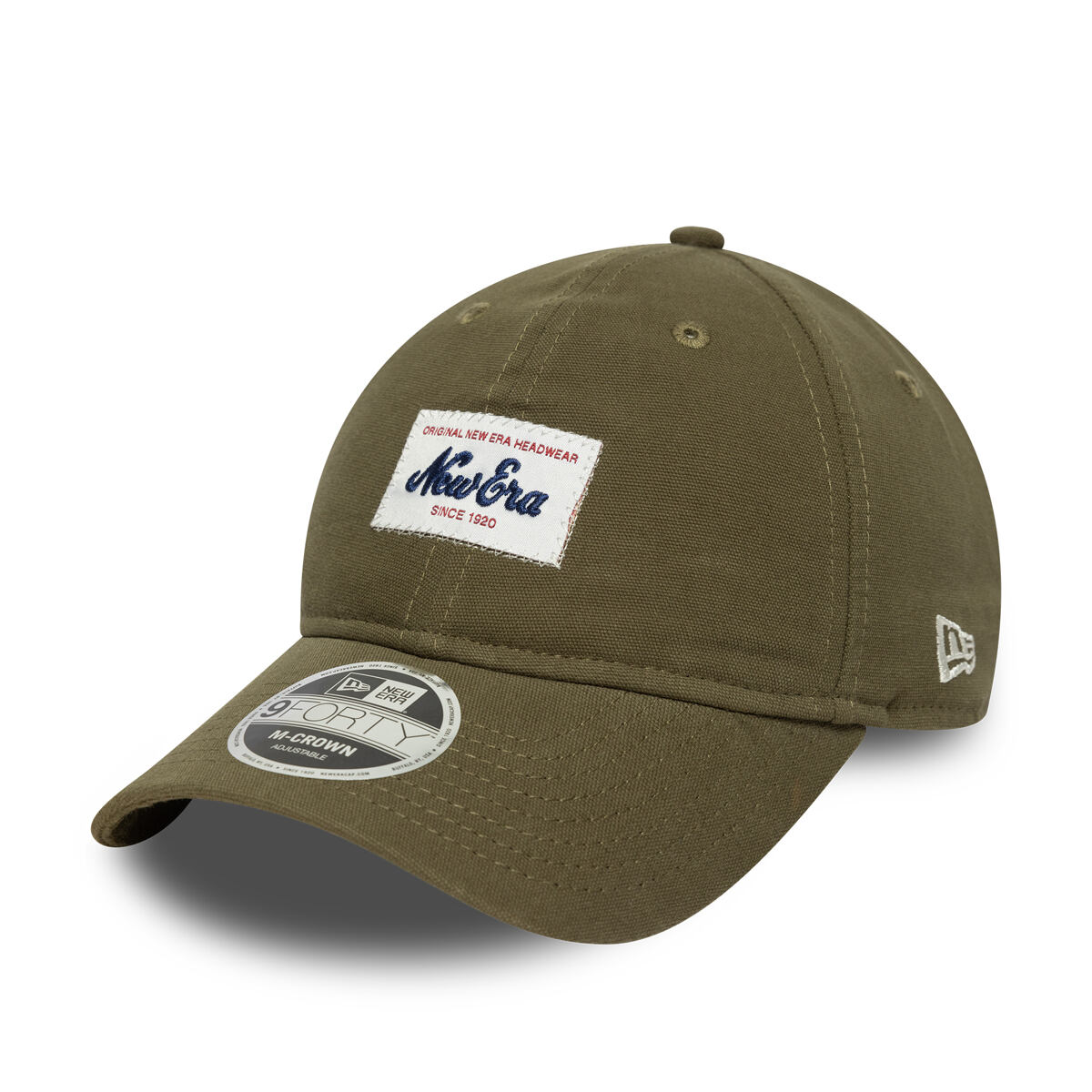 Kasket New Era Adjustable Branded Patch 9FORTY M-CROWN Baseball Cap Grøn | 60691190, 0