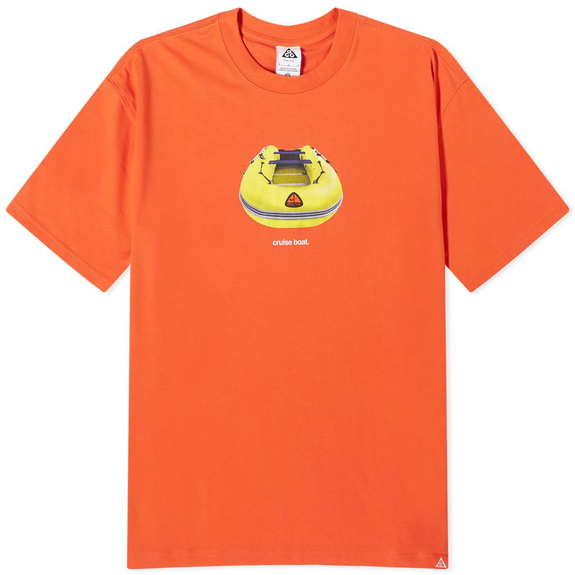 T-shirt Nike ACG Cruise Boat Graphic T-Shirt Orange | FQ3725-809