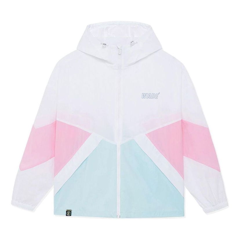 Vindjakke Li-Ning Wade Color Block Hooded Jacket Hvid | AFDSC41-3