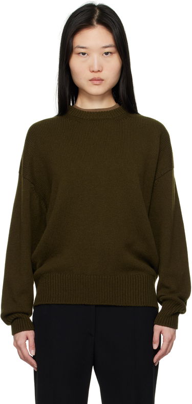 Sweater &Daughter &Daughter Balla Slouch Crewneck Sweater Grøn | F2401, 0