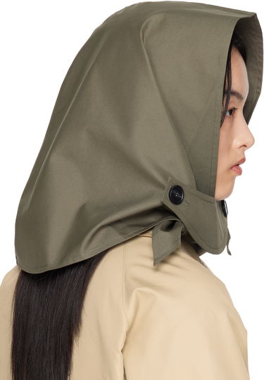 Tørklæde Max Mara Weekend Max Mara Spiga Cotton Hood Beige | 2515571074600, 4