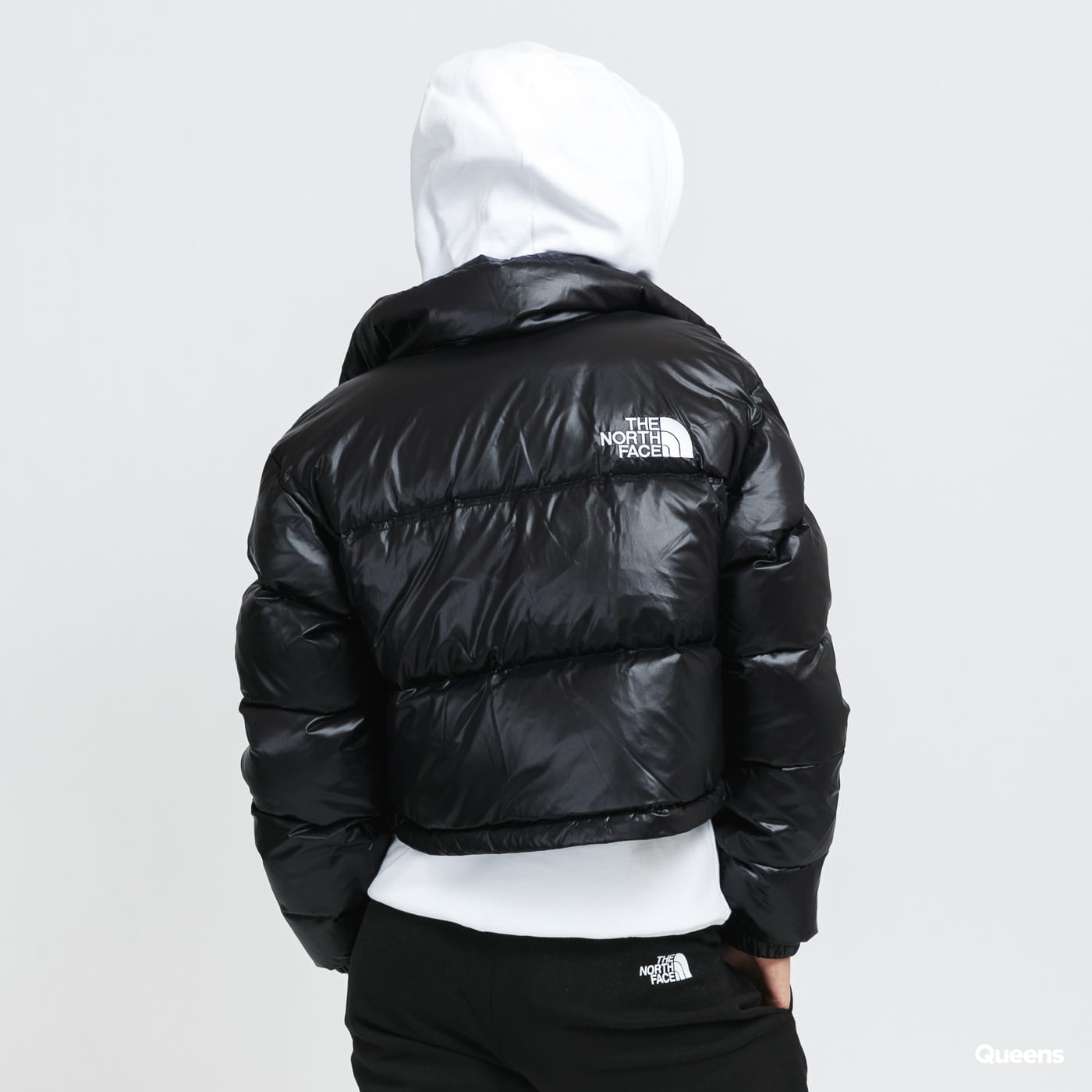 Puffer jakke The North Face Nuptse Short Jacket Sort | NF0A5GGEJK3, 1