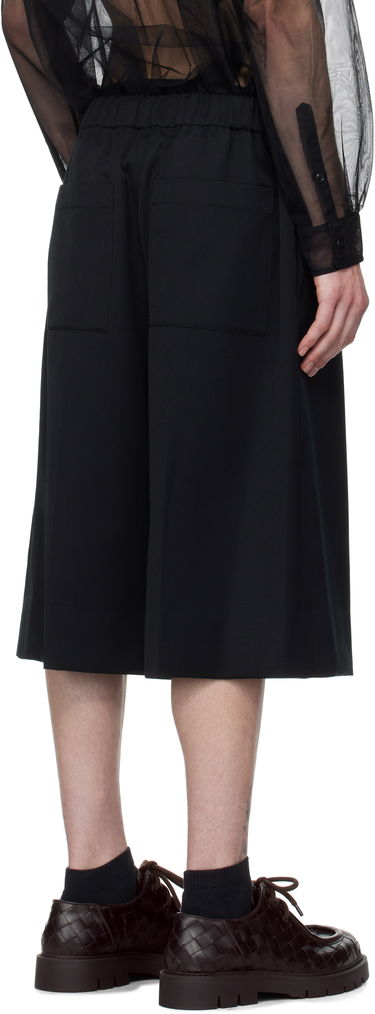 Shorts Simone Rocha Simone Rocha Wide Leg Long Shorts Sort | 4148D 1217, 2