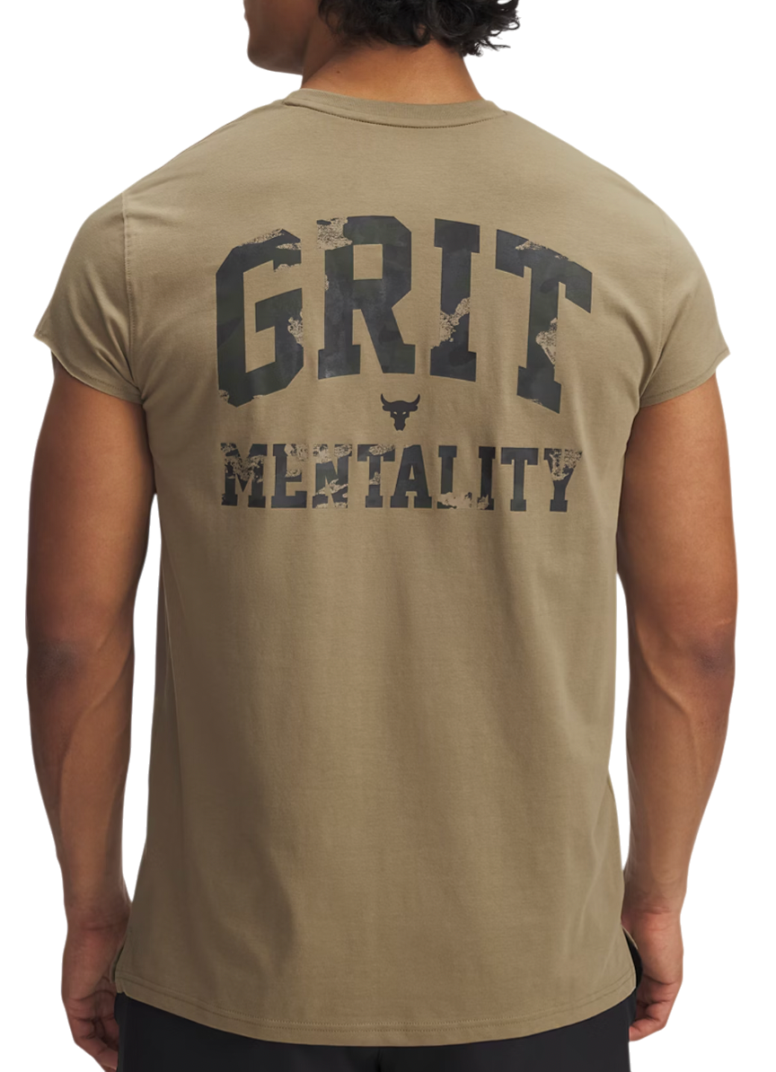 T-shirt Under Armour Under Armour Project Rock Cap Sleeve T-Shirt Grøn | 1389984-251, 1