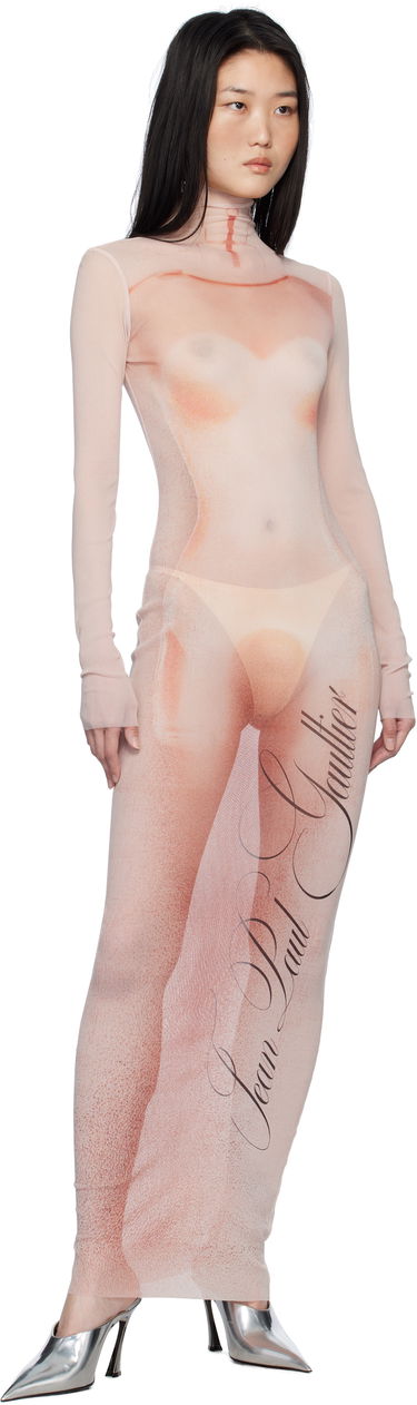 Kjole Jean Paul Gaultier Gaultier 'Le Classique' Long Dress Lyserød | 25/33-F-RO368-T577-2026, 3