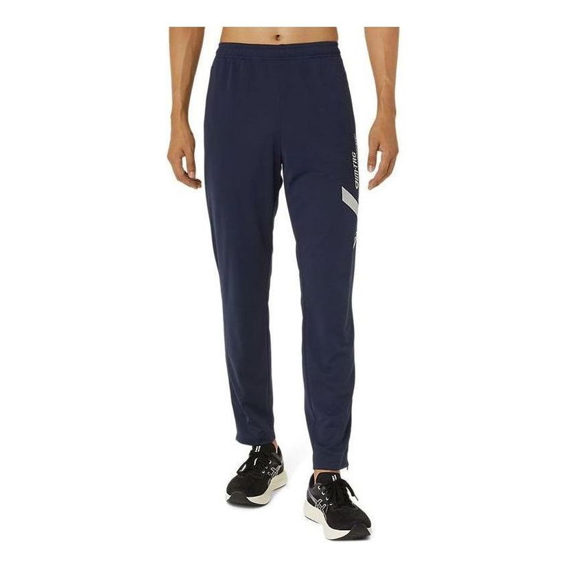 Joggingbukser Asics A-I-M Dry Stretch Knit Pants Mørkeblå | 2031E541-400