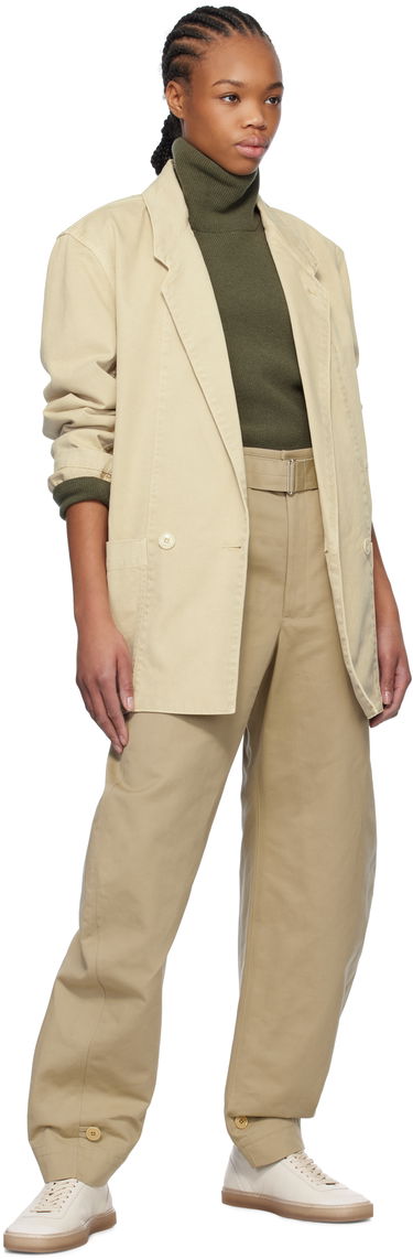 Jakke LEMAIRE Lemaire Workwear Denim Blazer Beige | JA1062 LD1008, 3