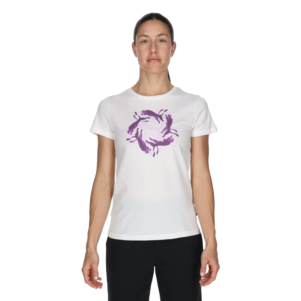 T-shirt Puma Leaping Puma Graphic T-Shirt Hvid | 679915-02, 0