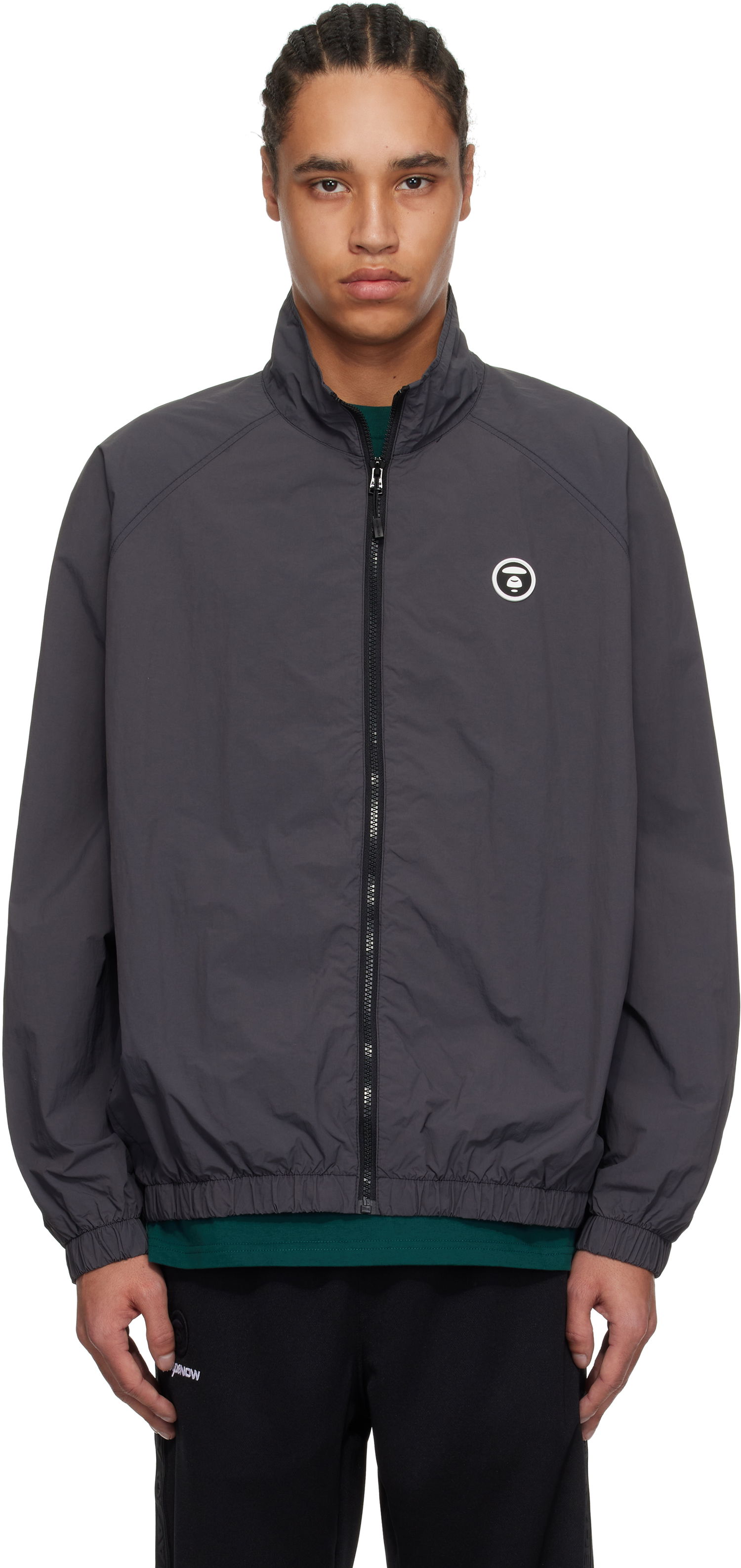 Vindjakke AAPE by A Bathing Ape AAPE by A Bathing Ape 'AAPE Now' Lightweight Jacket Grå | AAPLJM7703XXNBKL, 0