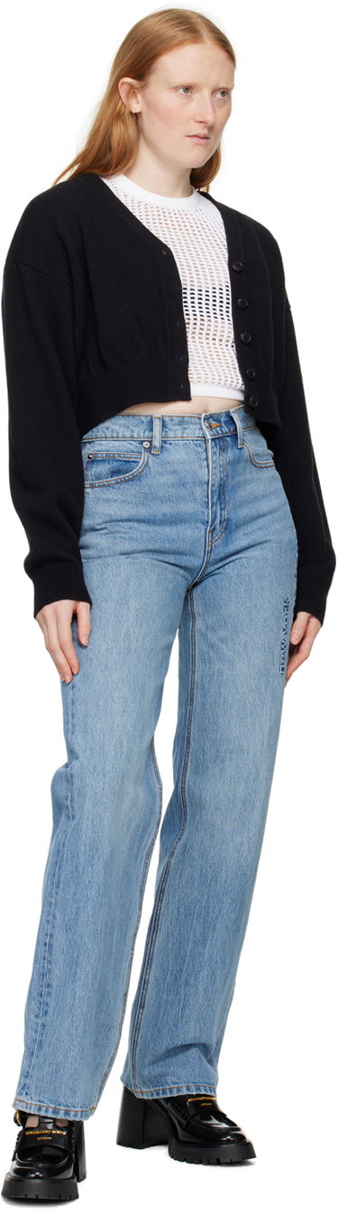 Crop top Alexander Wang Cropped T-Shirt Hvid | 4KC2241018, 3