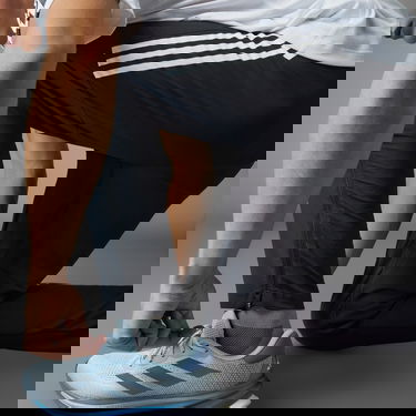 Joggingbukser adidas Performance Own the Run 3-Stripes Pants Sort | IK4982, 4