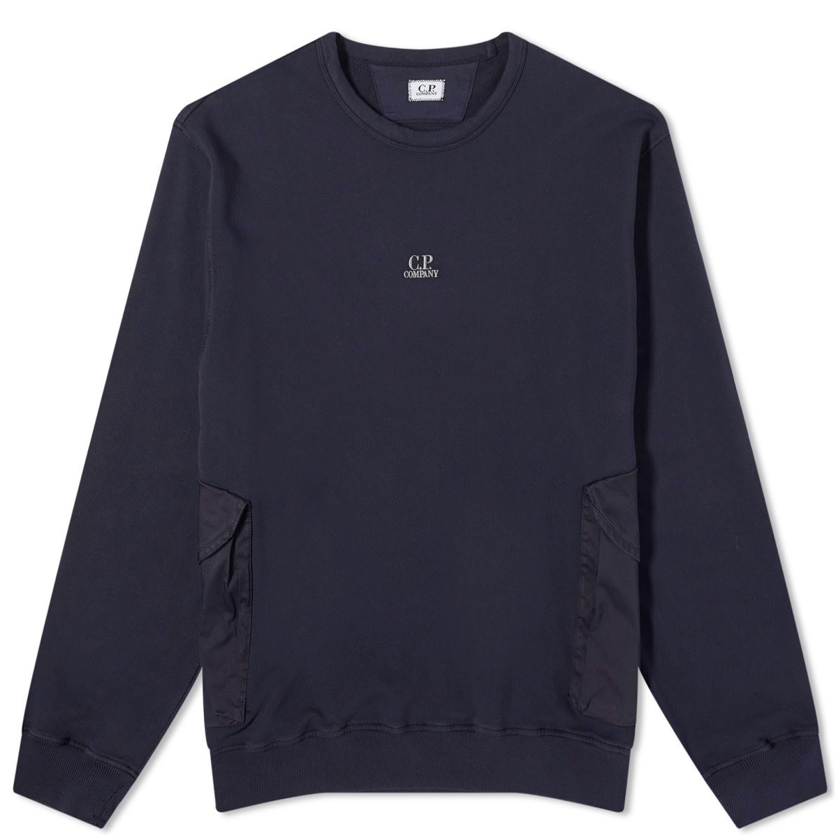 Sweatshirt C.P. Company Pocket Crew Sweat Mørkeblå | 16CMSS248A-110039M-888, 0