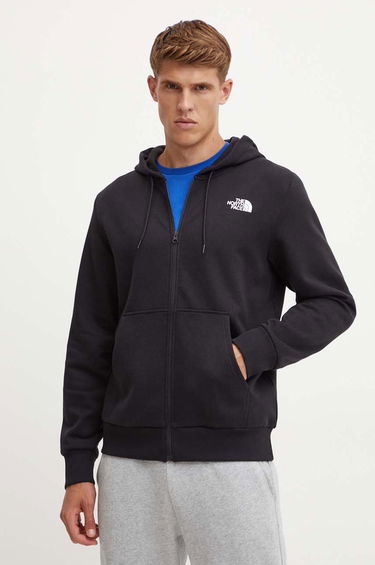 Sweatshirt The North Face Simple Dome Full Zip Hoodie Sort | NF0A89FDJK31, 0