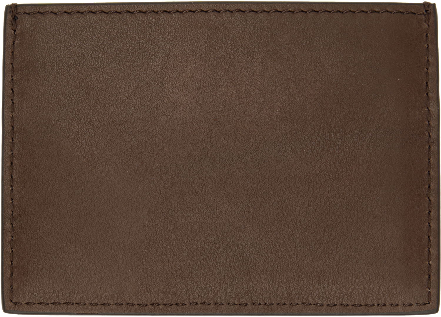 Tegnebog Thom Browne Thom Browne Soft Calf Leather Single Card Holder Brun | MAW020L-L0117, 1