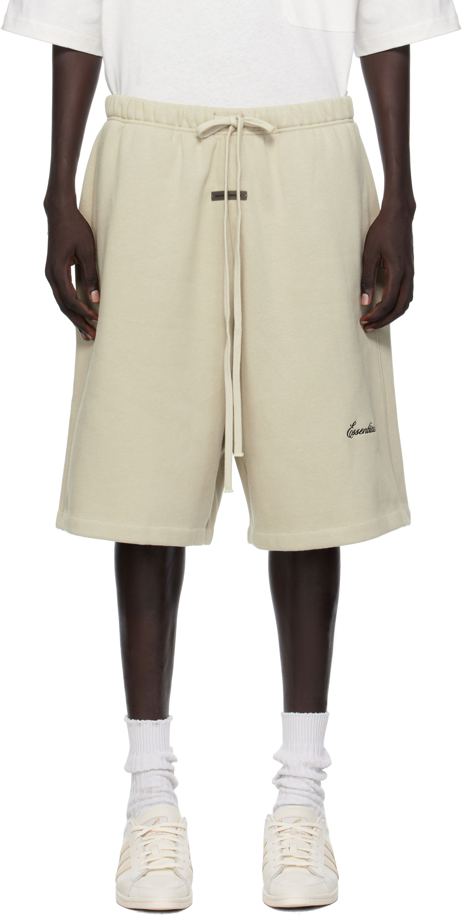 Shorts Fear of God Fear of God ESSENTIALS Basketball Shorts Beige | 160SP254556F, 0
