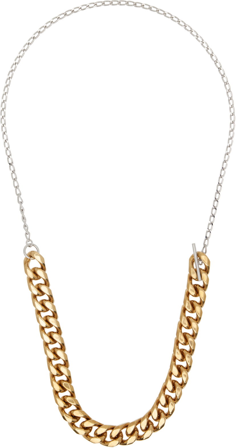 Halskæde Dries Van Noten Dries Van Noten Curb Chain Necklace Metalisk | 251-028207-061
