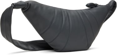 Håndtaske LEMAIRE Medium Croissant Leather Shoulder Bag Grå | BG0001 LL095, 2