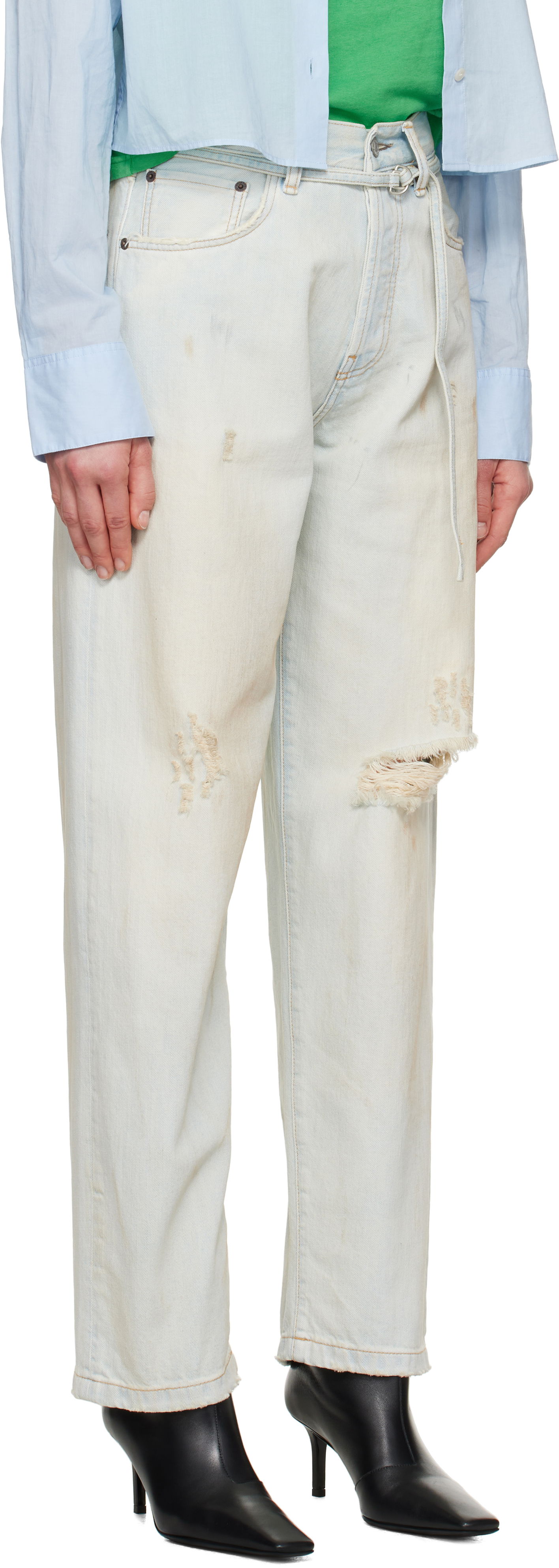 Jeans Acne Studios Acne Studios Loose Fit 1991F Jeans Blå | C00075-, 1