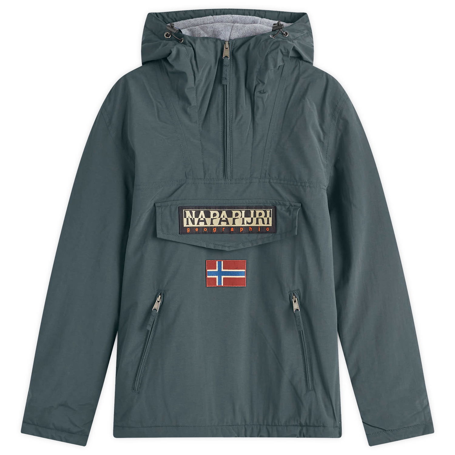Vindjakke Napapijri Rainforest Pullover Jacket Green Grøn | NP0A4GMDG1S1, 0