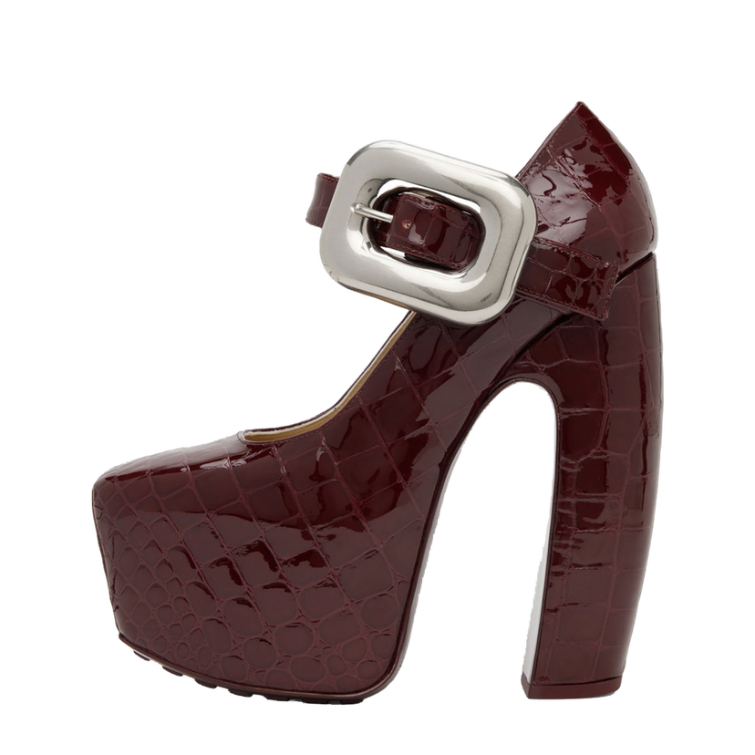 Sneakers og sko Bottega Veneta Mostra Heels "Red" Bourgogne | 716146 V2DW0