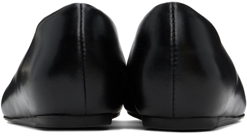 Tøj Simone Rocha Simone Rocha Embellished Pointed Toe Ballerina Flats Sort | PMP18B 0799, 1