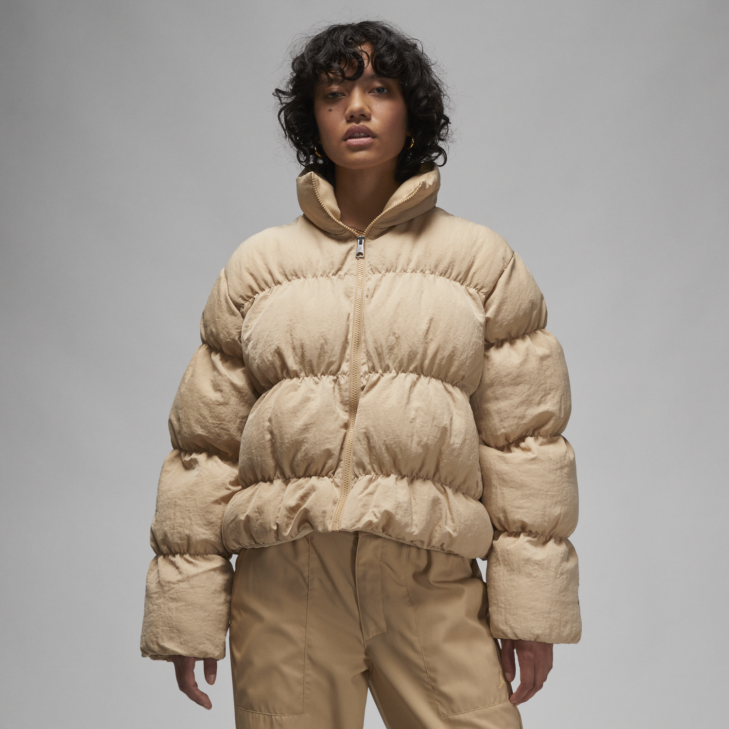 Puffer jakke Jordan Puffer Jacket Beige | FB5149-277, 0