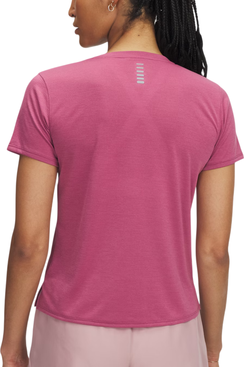 T-shirt Under Armour Under Armour UA Launch Short Sleeve T-Shirt Lyserød | 1382434-659, 1