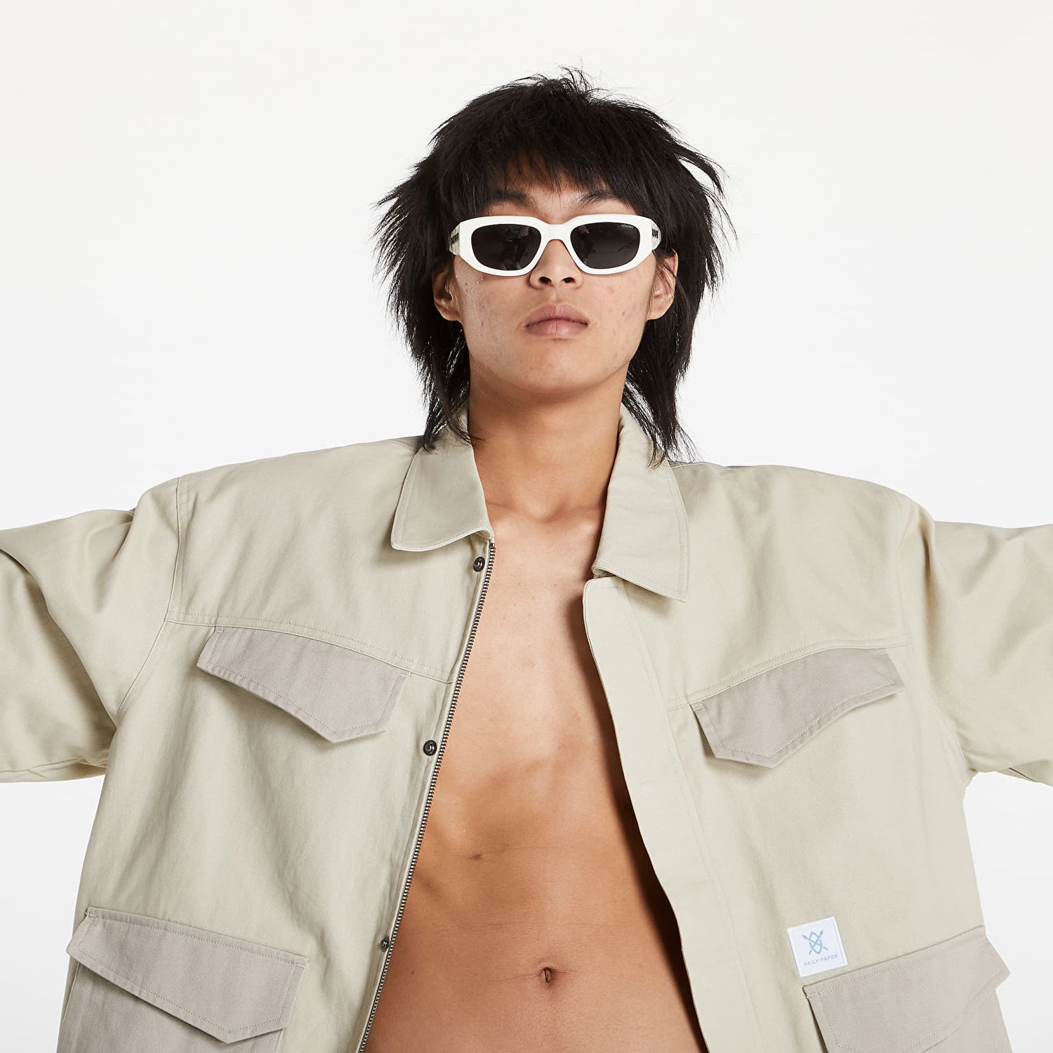 Jakke DAILY PAPER Mamun Jacket Beige | 2211007, 0