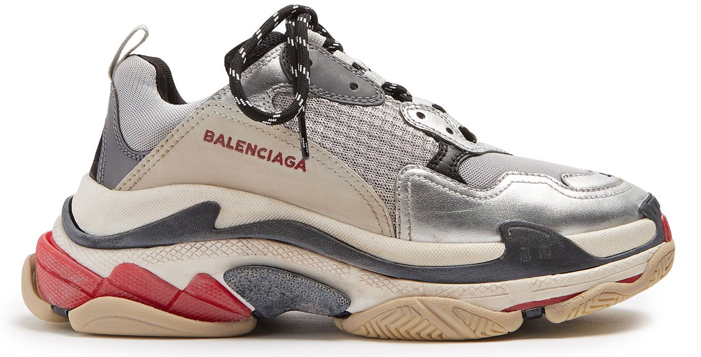 Sneakers og sko Balenciaga Triple S Silver Red W Beige | 490672 W09O3-1081, 0