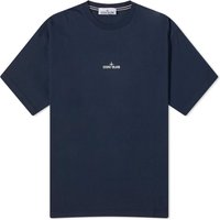 T-shirt Stone Island Scratched Print T-Shirt Mørkeblå | 80152RC89-V0020, 1