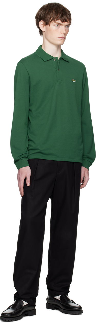 Polo skjorte Lacoste POLO CLASSIQUE L.12.12 À MANCHES LONGUES Grøn | L1312-132, 4