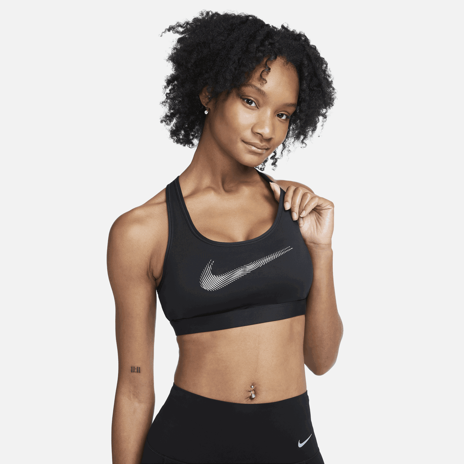 Bh Nike Swoosh Bra Sort | FB4124-010, 1