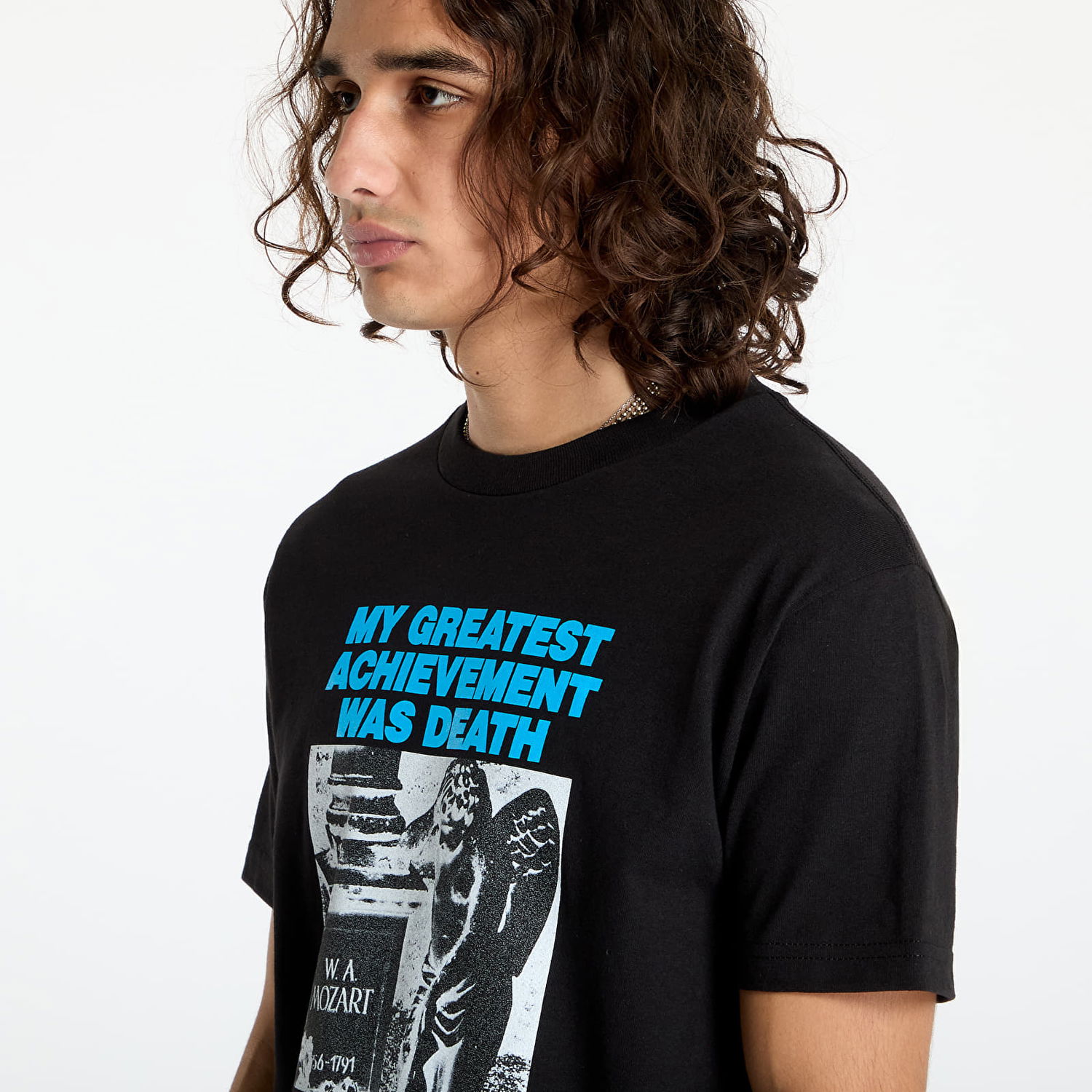 T-shirt Pleasures Wolfie T-Shirt Black Sort | P24F066 BLACK, 1