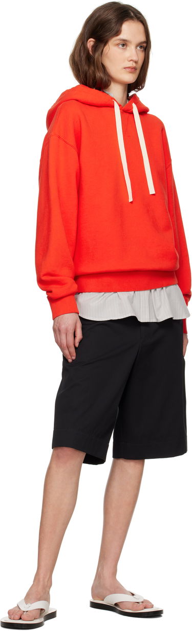 Sweatshirt Jil Sander Jil Sander Drawstring Hoodie Rød | J40GU0121_J20295, 3