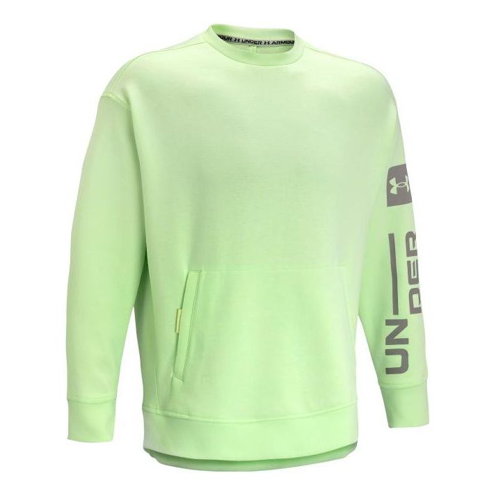 Sweater Under Armour Summit Knit Graphic Crew Top Grøn | 1373800-369, 0