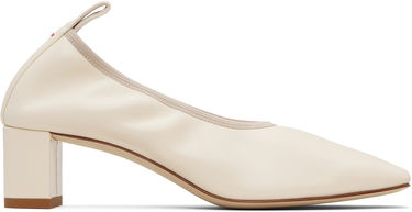 Skopleje Aeyde Aeyde Narissa Ruched Block Heels Hvid | A11-PU0600001002-225, 0